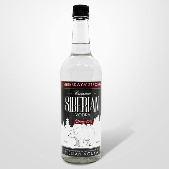 Vodka Siberian, 750mL bottle (45% ABV)